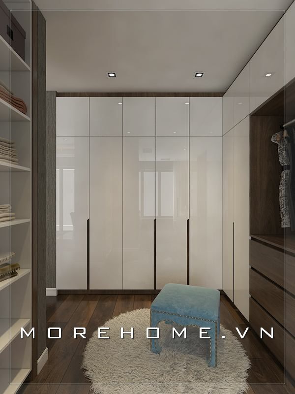 thi công tủ áo đẹp MoreHome